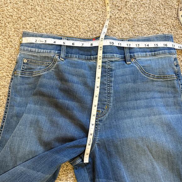 SPANX Pull On Wide Leg Denim Jeans Size 1X Plus - Picture 4 of 6